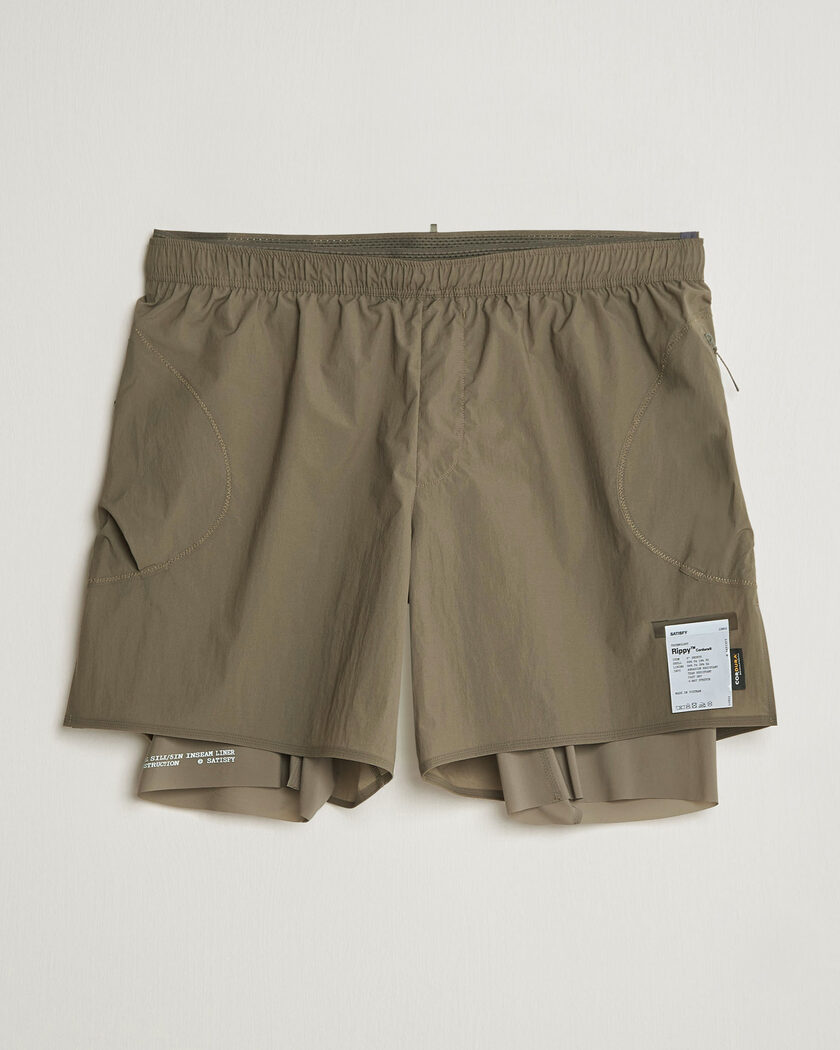 Satisfy Rippy Cordura 5 Inch Shorts Morel – Brun