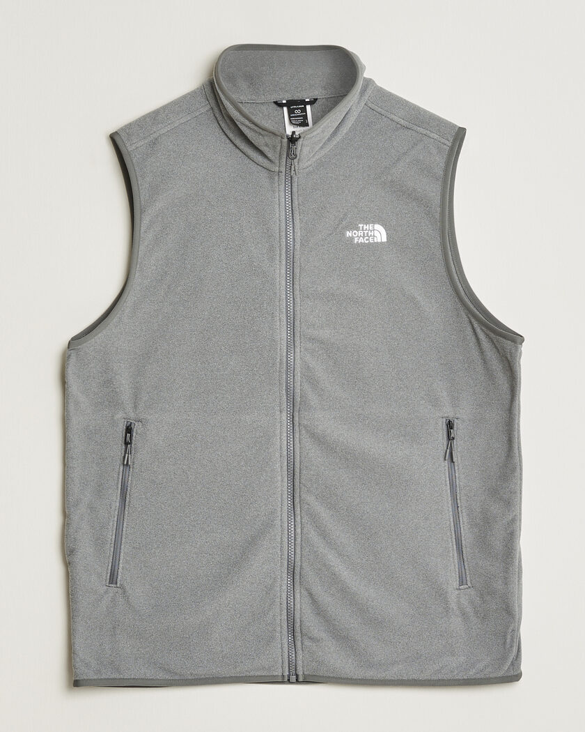The North Face Glacier Fleece Vest Grey – Grå