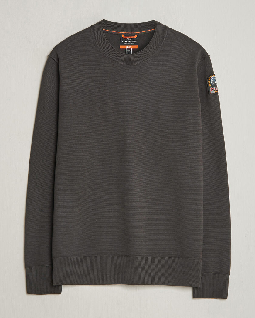 Parajumpers Basic Braw Knitted Sweater Off Black – Svart