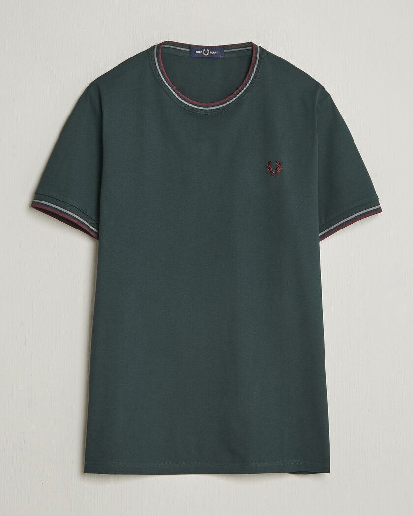 Fred Perry Twin Tipped T-Shirt Grassroots Green – Grønn