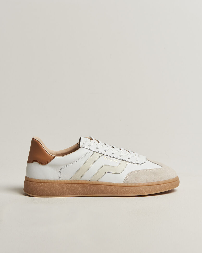 Gant Cuzmo Leather/Suede Sneaker White – Hvit