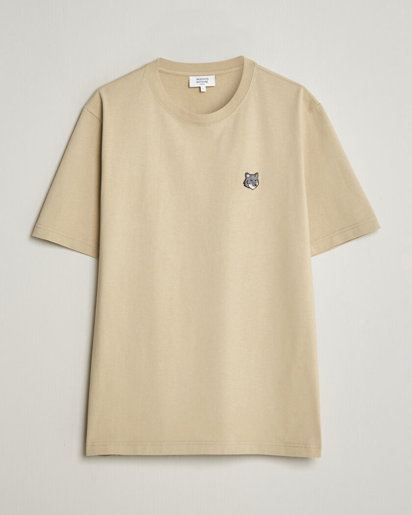Maison Kitsuné Bold Fox Head T-Shirt Tea Leaf – Grønn