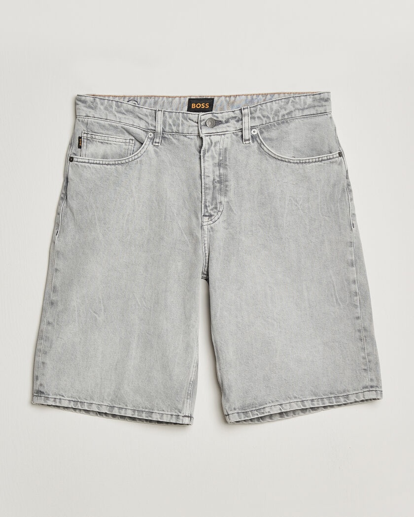 BOSS ORANGE Atacama Denim Shorts Medium Grey – Grå