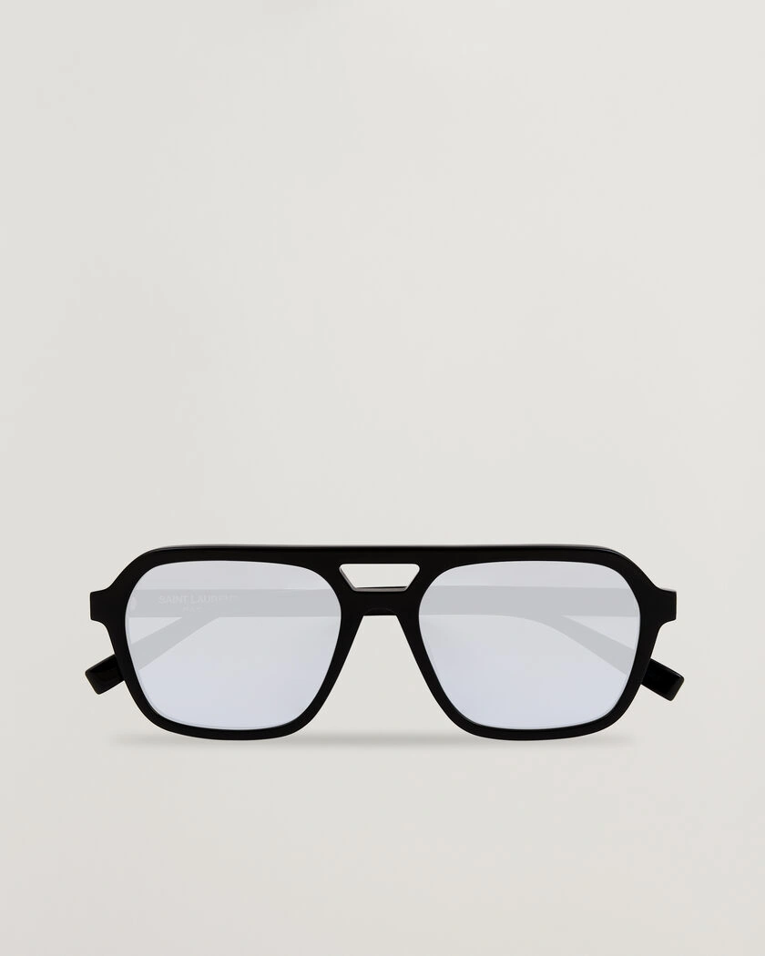 Saint Laurent SL 905 Sunglasses Black/Blue – Svart