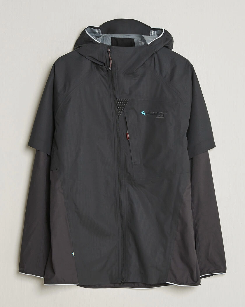 Klättermusen Vidre Hood Jacket Black – Svart