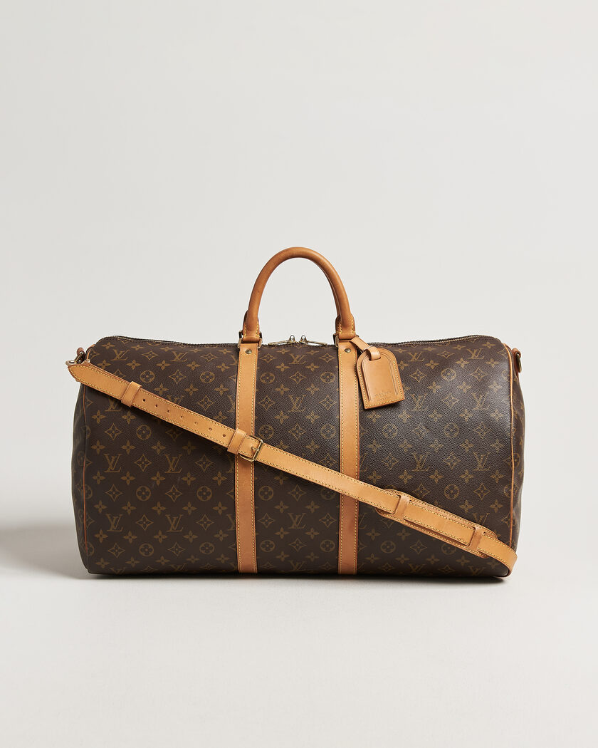 Louis Vuitton Pre-Owned Keepall Bandouliére 55 Monogram – Brun