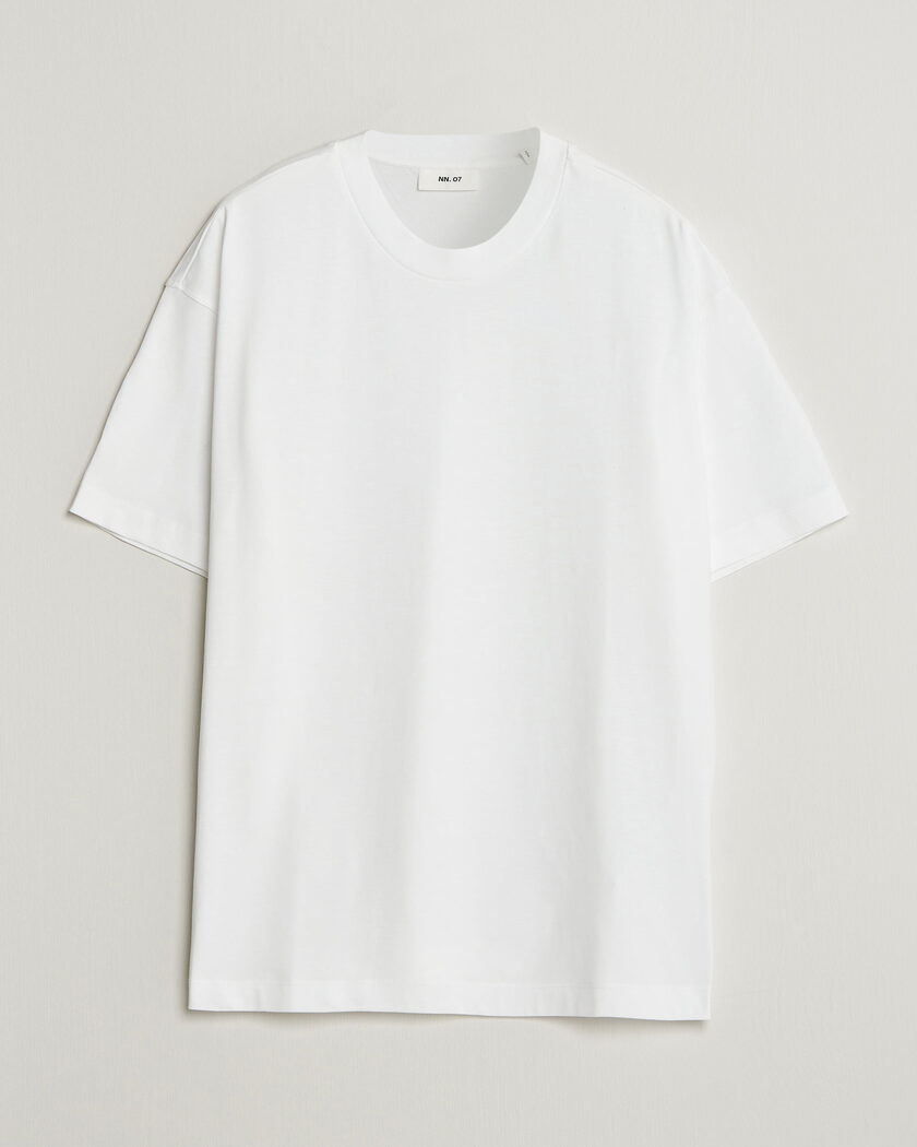 NN07 Lionel Suvin Cotton Crew Neck T-Shirt White – Hvit