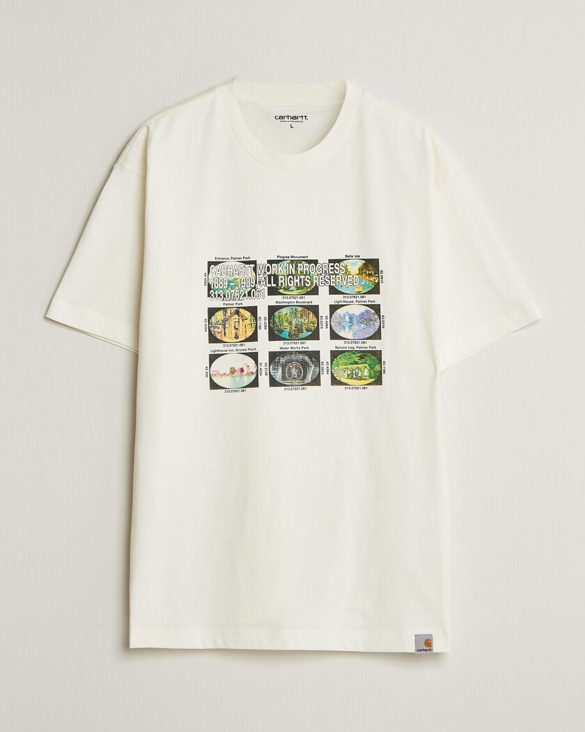 Carhartt WIP Coordinates Printed T-Shirt Wax – Hvit