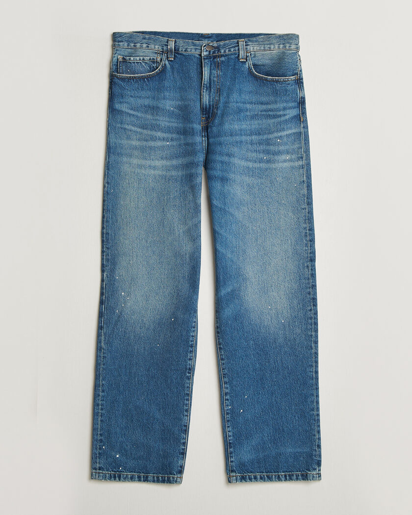 Carhartt WIP Landon Distressed Pant Blue – Blå