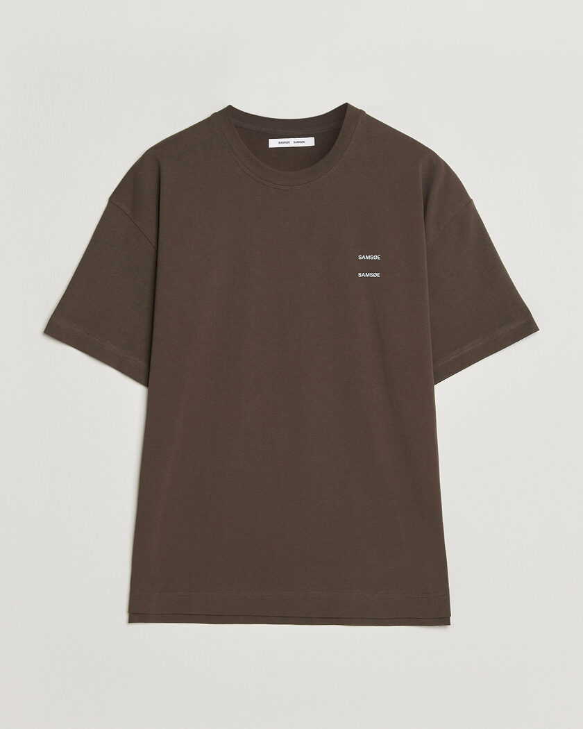 Samsøe Samsøe Joel Organic Cotton T-Shirt Turkish Coffee – Brun
