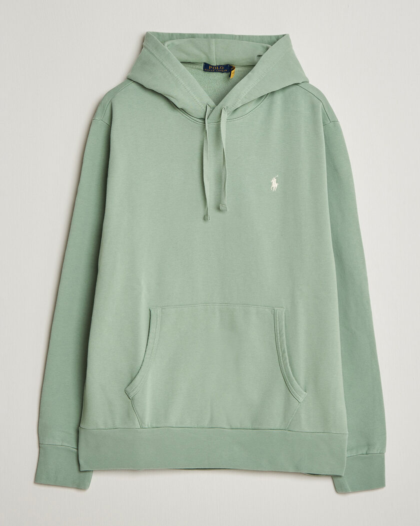 Polo Ralph Lauren Loopback Terry Hood Light Green – Grønn