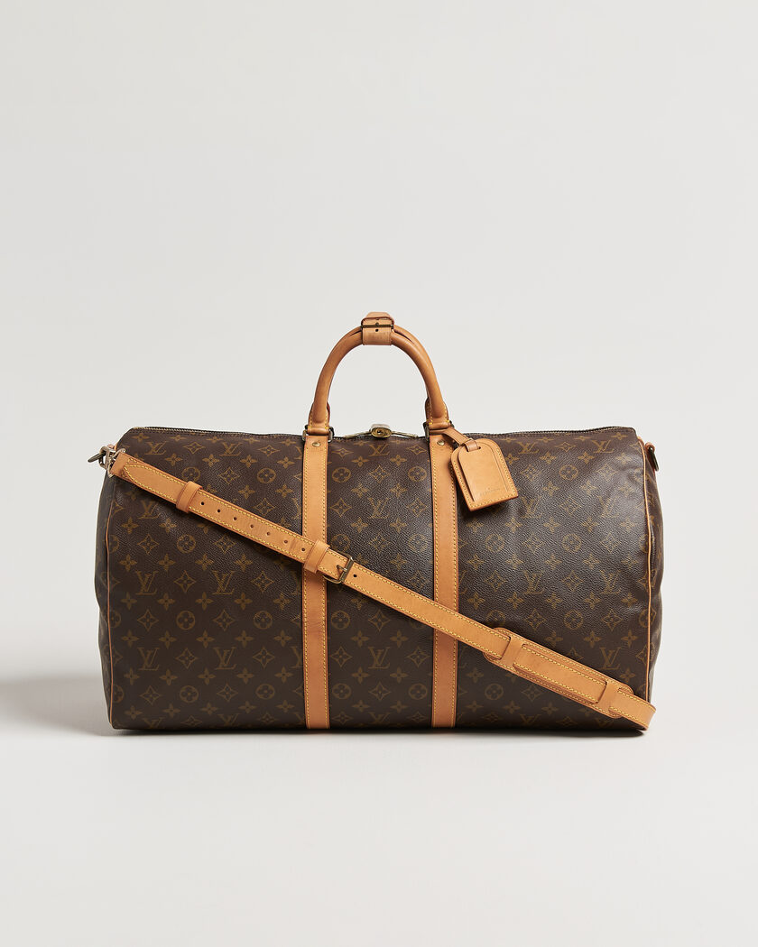 Louis Vuitton Pre-Owned Keepall Bandouliére 55 Monogram – Brun