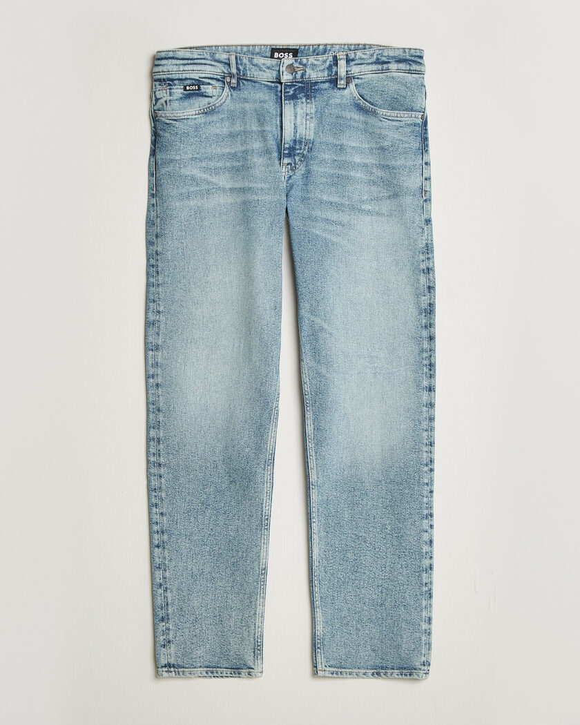 BOSS BLACK Ogden Regular Fit Jeans Bright Blue – Blå