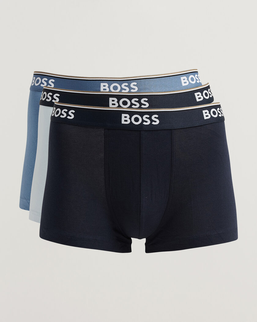 BOSS BLACK 3-Pack Trunk Navy/Blue/Light Blue – Blå