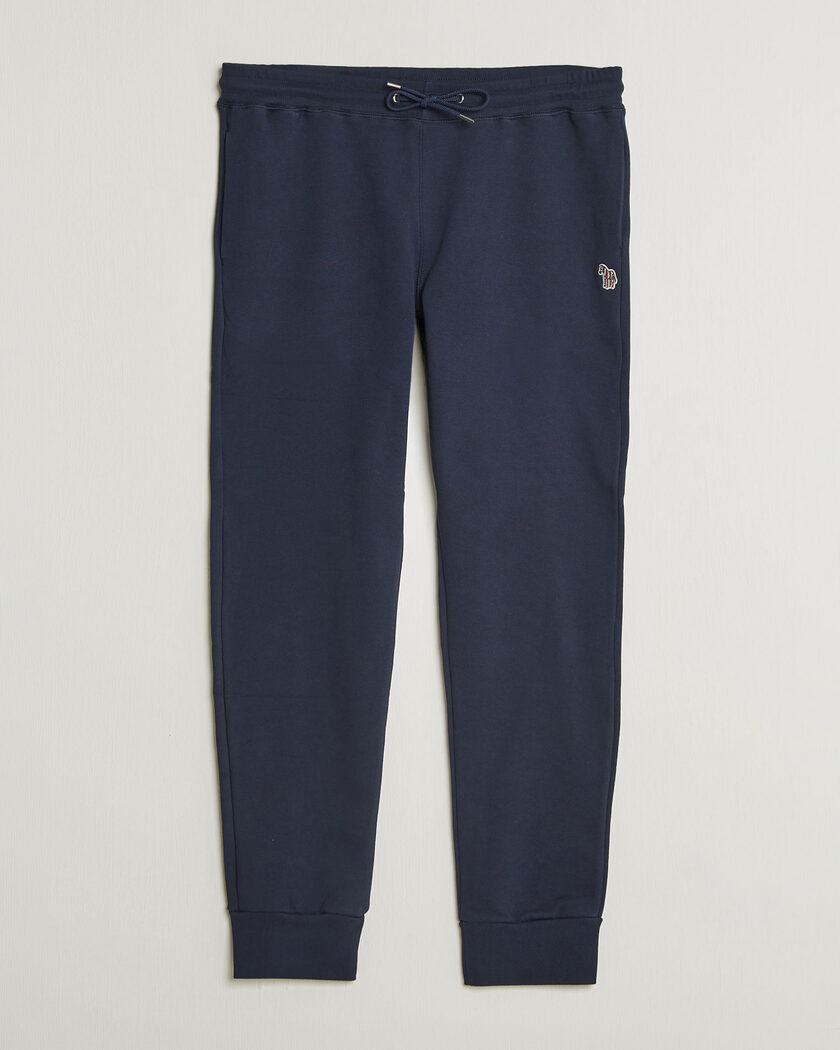 PS Paul Smith Zebra Organic Cotton Sweatpants Navy – Blå
