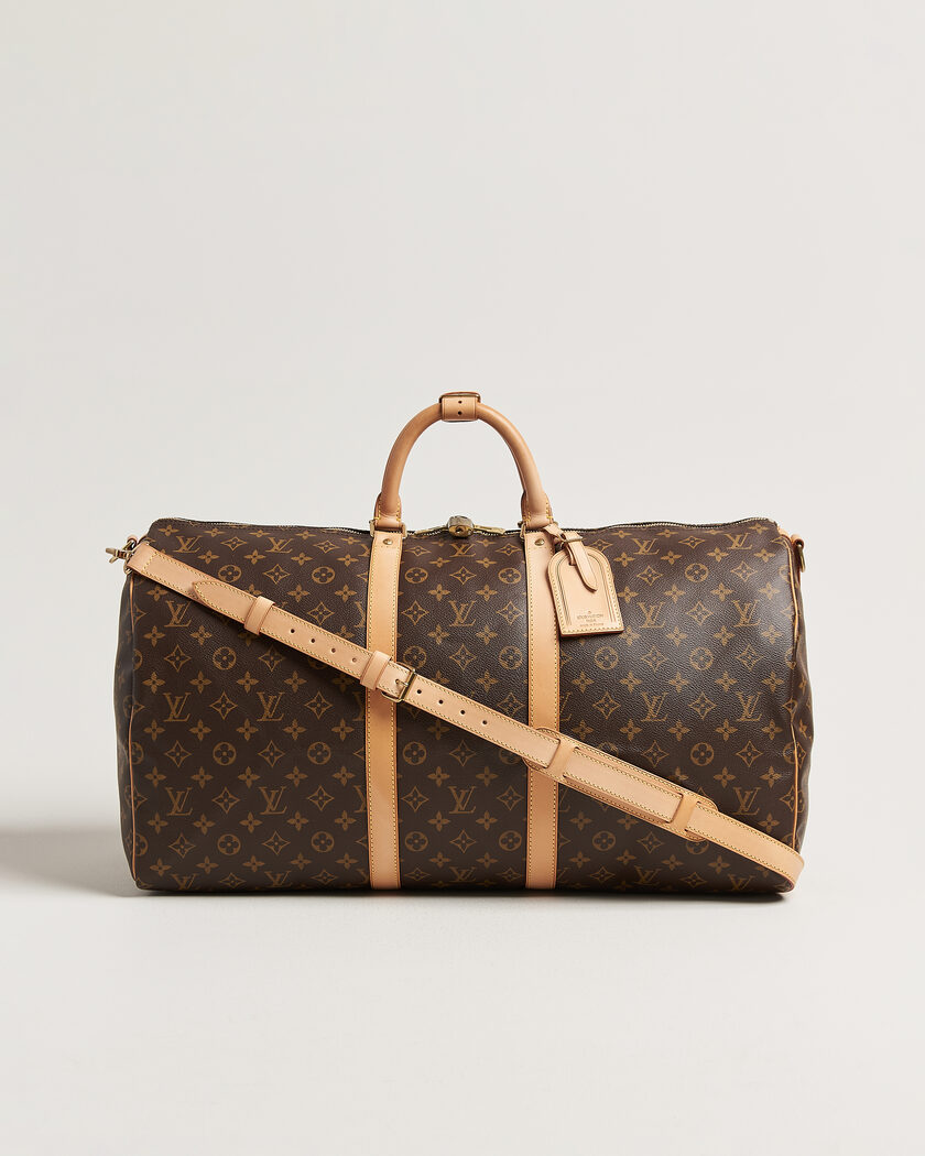Louis Vuitton Pre-Owned Keepall 55 Bandouliére Monogram – Brun