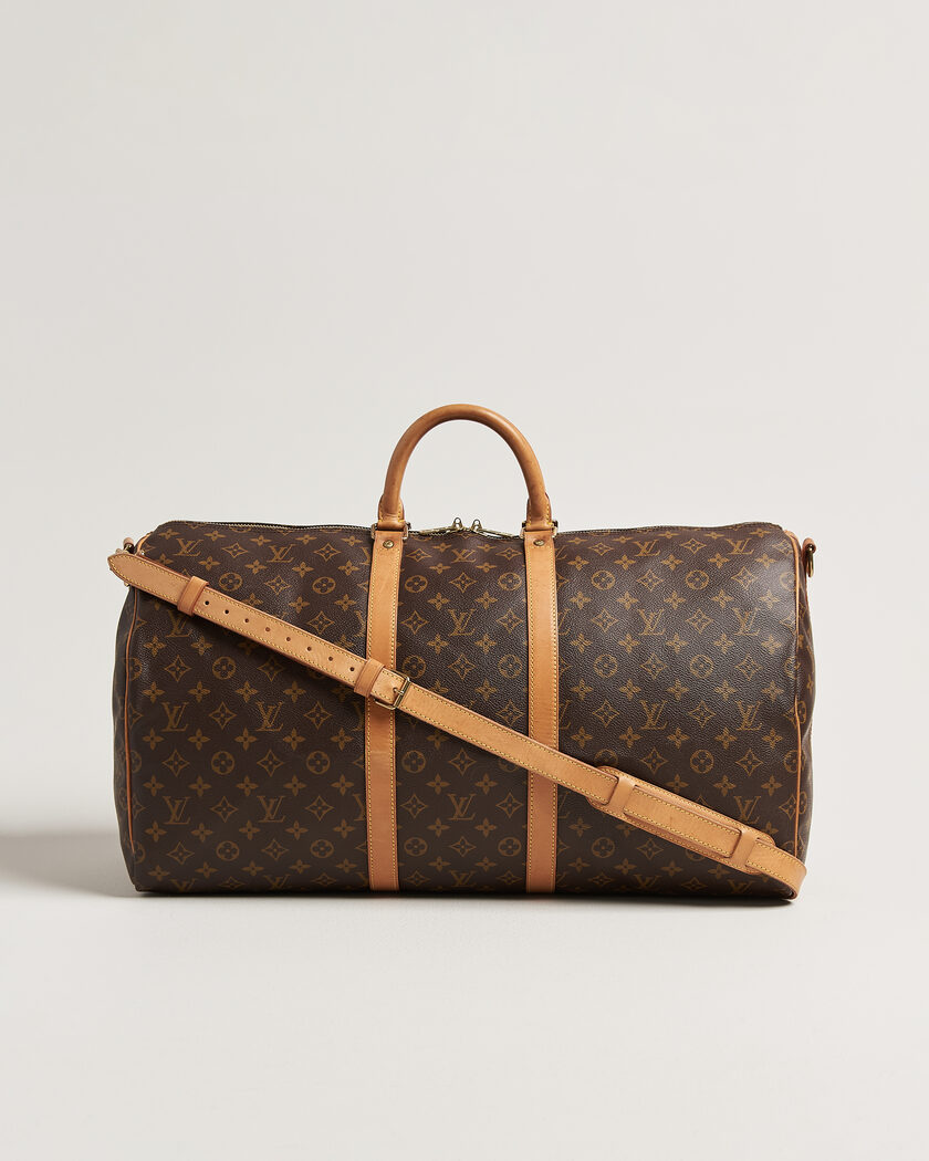 Louis Vuitton Pre-Owned Keepall 55 Bandouliére Monogram – Brun
