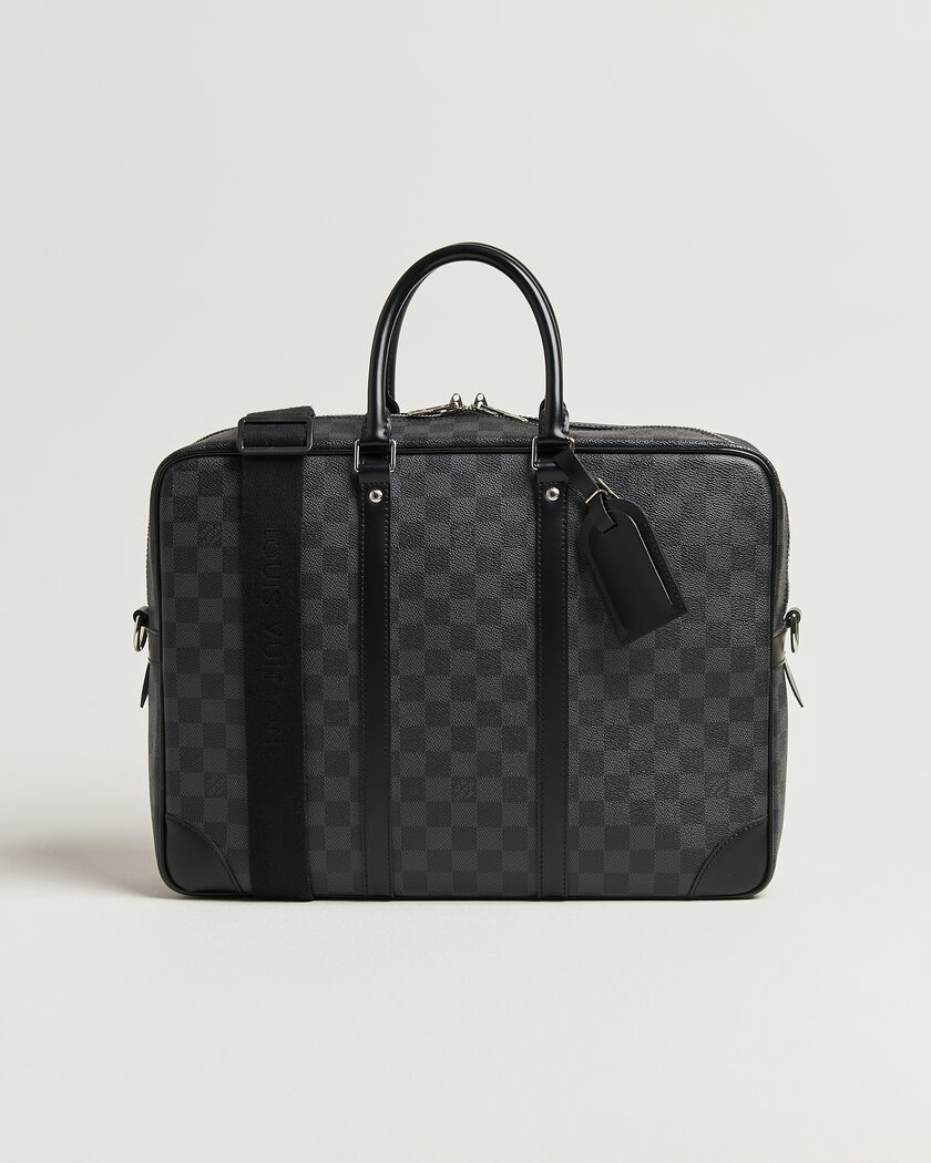 Louis Vuitton Pre-Owned Porte Documents Voyage Damier Graphite – Grå