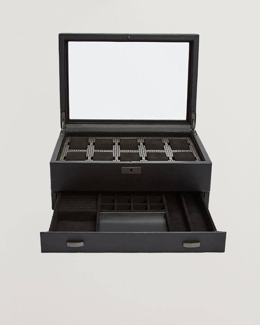 WOLF Axis 10-Piece Watch Box Copper – Svart