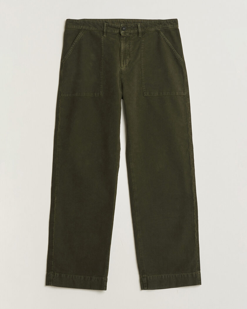 Massimo Alba Regata Moleksine Pants Forest Night – Grønn