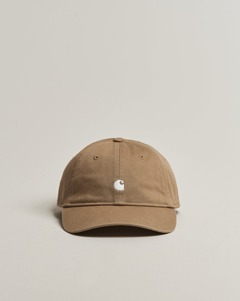 Carhartt WIP Madison Logo Cap Leather – Brun