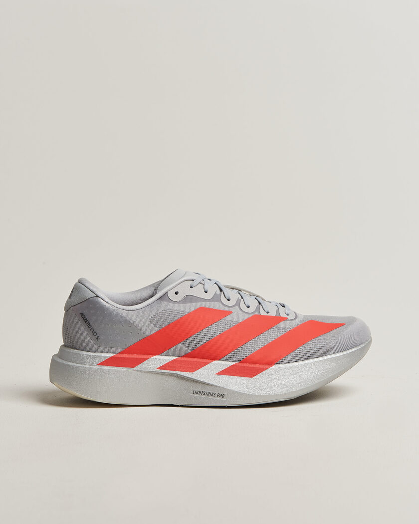 adidas Performance Adizero Evo SL Silver/Red – Grå