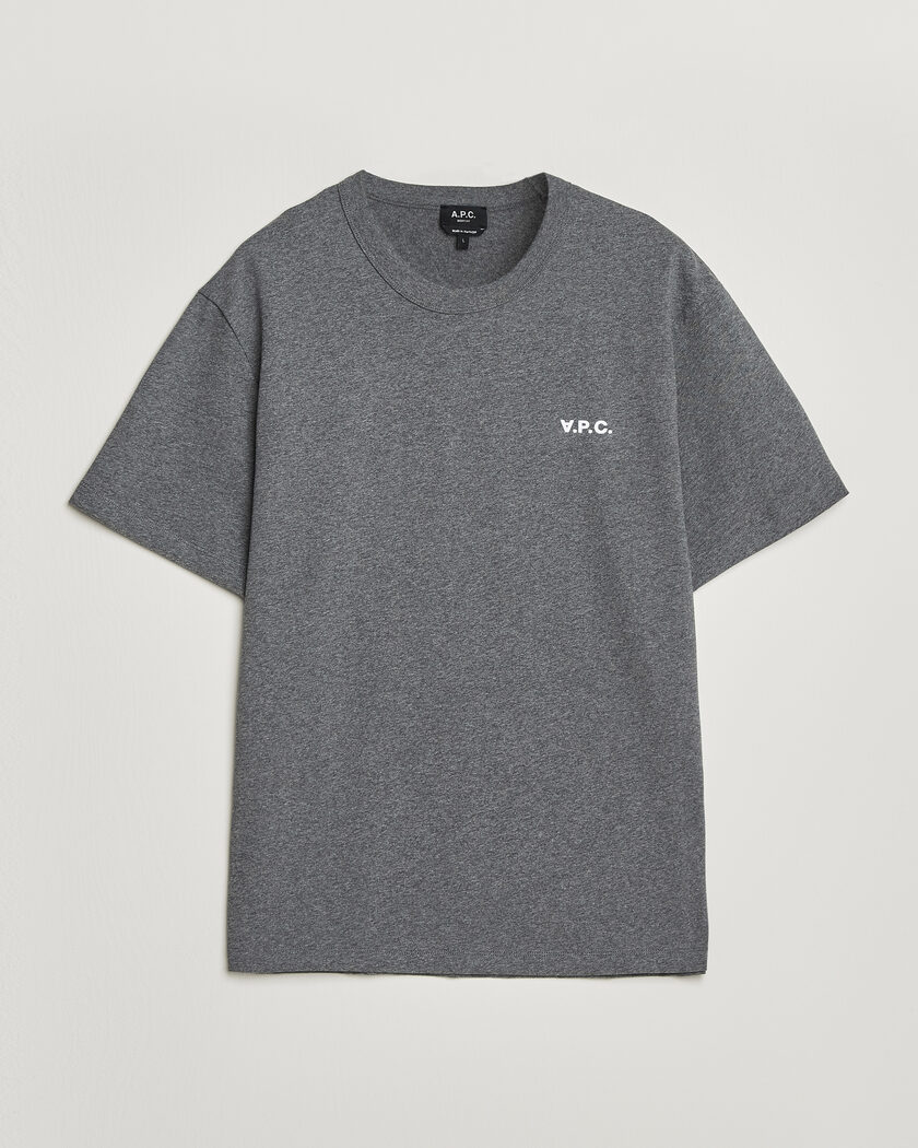 A.P.C. Boxy Fit Petit VPC T-Shirt Heathered Anthracite – Grå