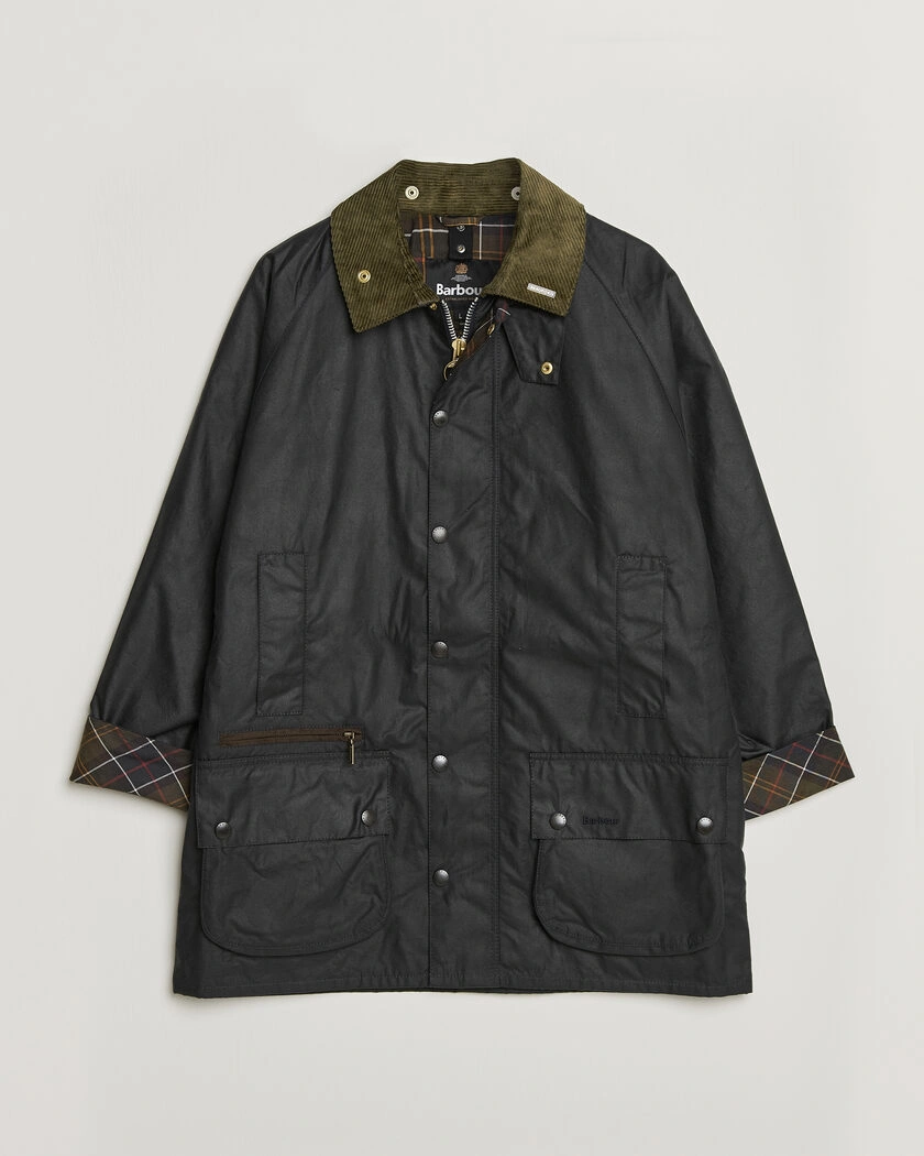 Barbour Lifestyle Icons Beaufort Wax Jacket Navy – Blå