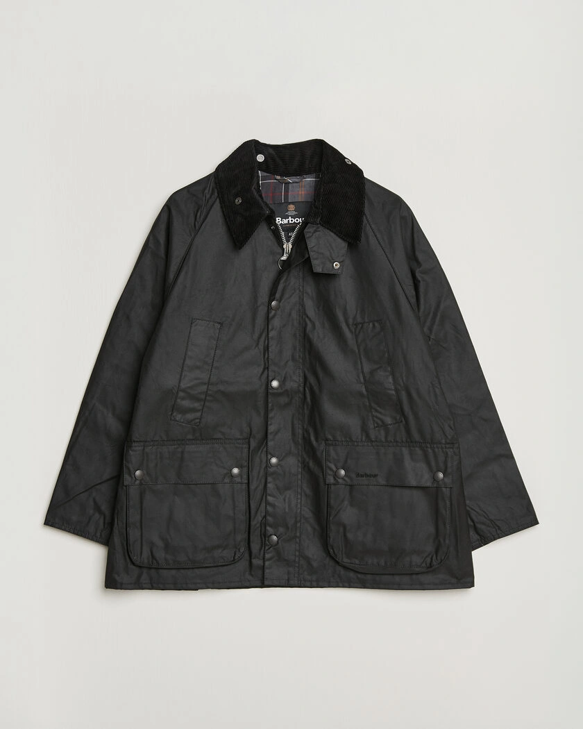 Barbour Heritage Oversize Bedale Wax Jacket Black – Svart