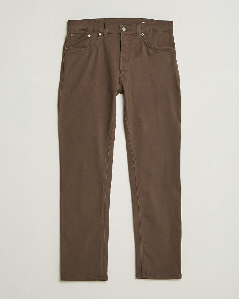 Gant Regular Fit Soft Twill 5-Pocket Pants Shadow Brown – Brun