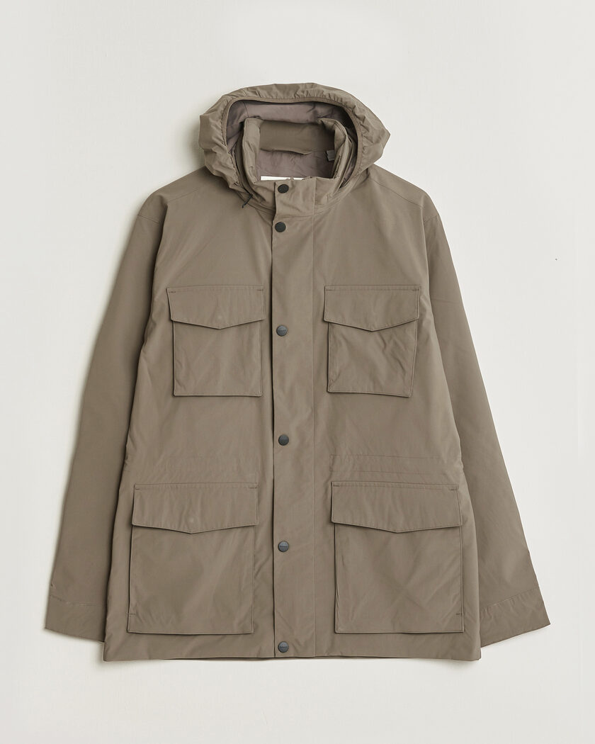 Gant Lightweight 4-Pocket Field Jacket Faded Taupe – Grønn