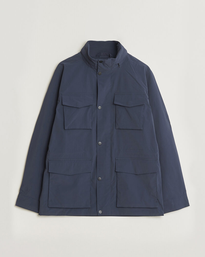 Gant Lightweight 4-Pocket Field Jacket Evening Blue – Blå