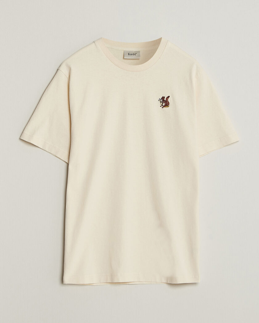 Forét Acorn T-Shirt Cloud – Hvit