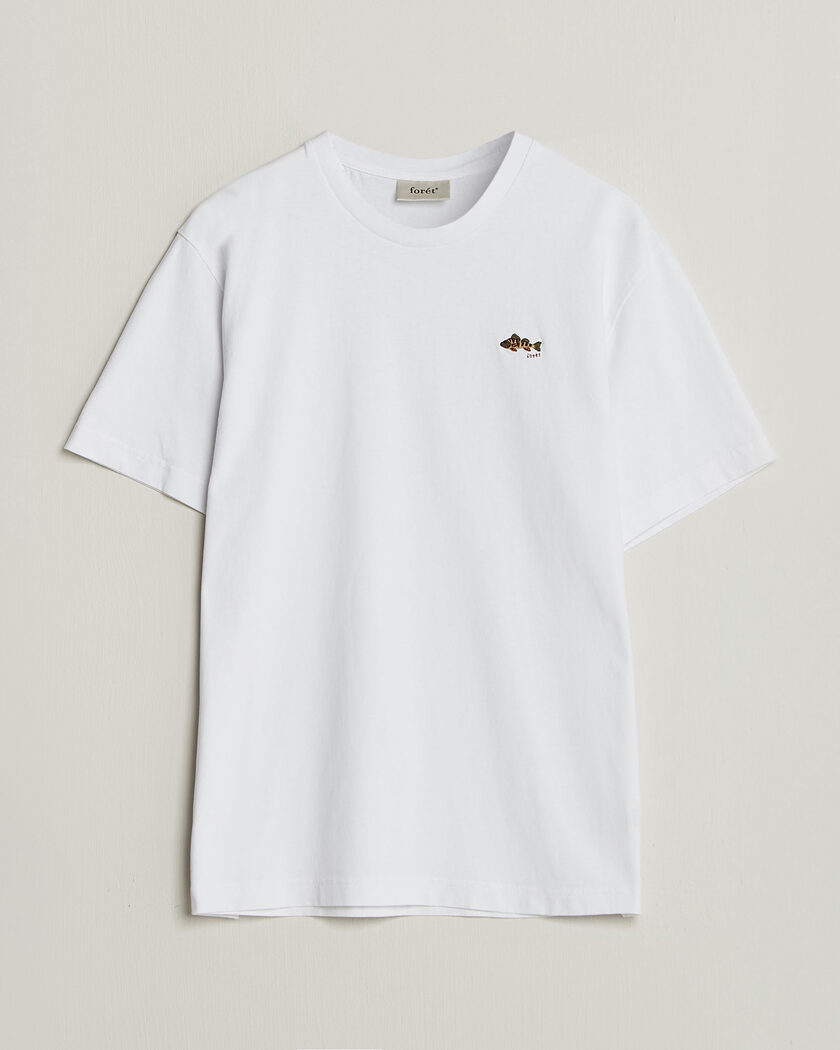 Forét Perch T-Shirt White – Hvit