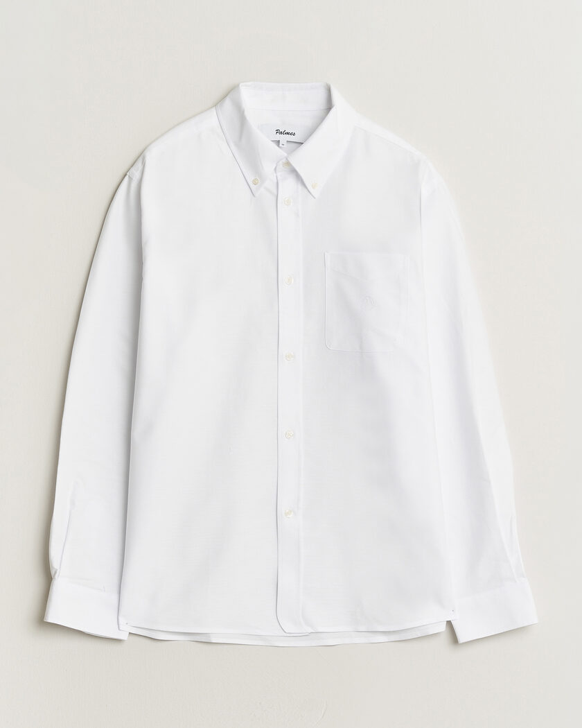 Palmes Deuce Oxford Shirt White – Hvit