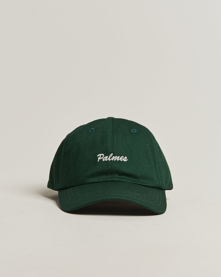 Palmes Logo 6-Panel Cap Dark Green – Grønn