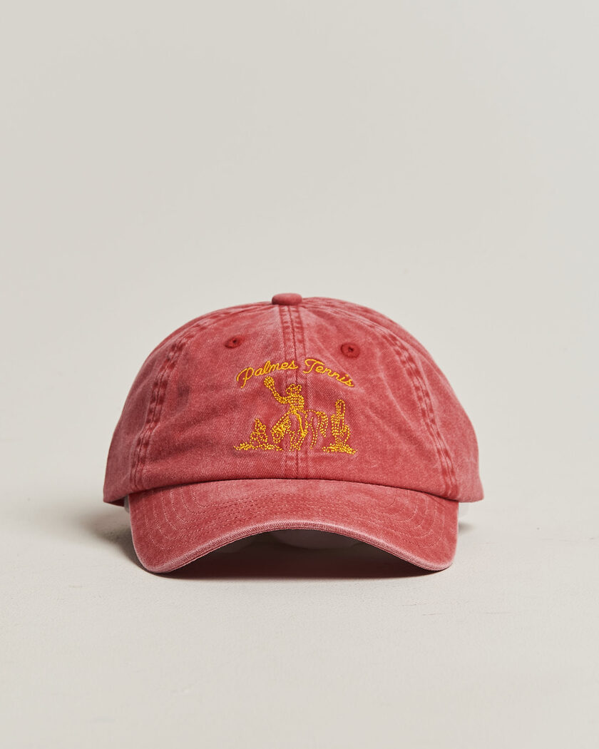 Palmes Western 6-Panel Cap Red – Rød