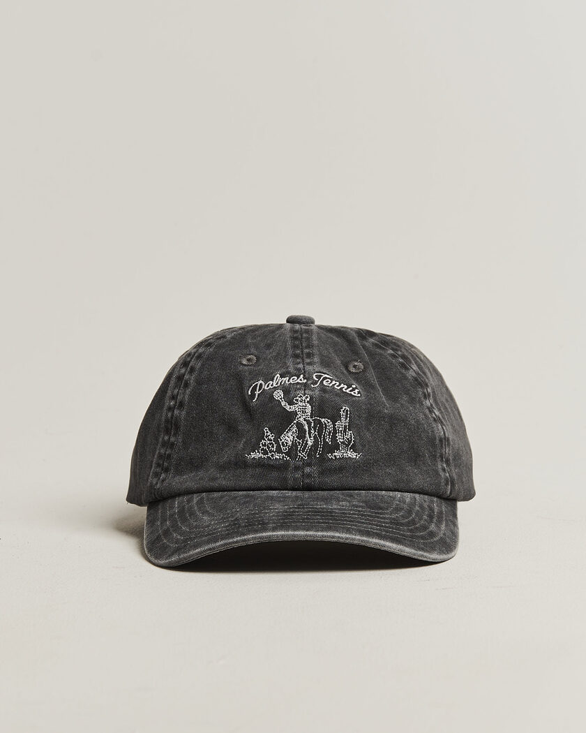 Palmes Western 6-Panel Cap Charcoal – Grå