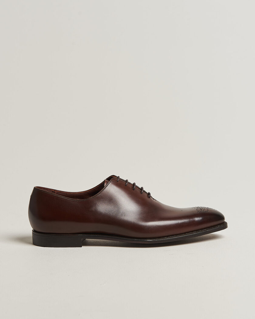 Crockett & Jones Weymouth 2 Handgrade Wholecut Dk Brown Antique Calf – Brun