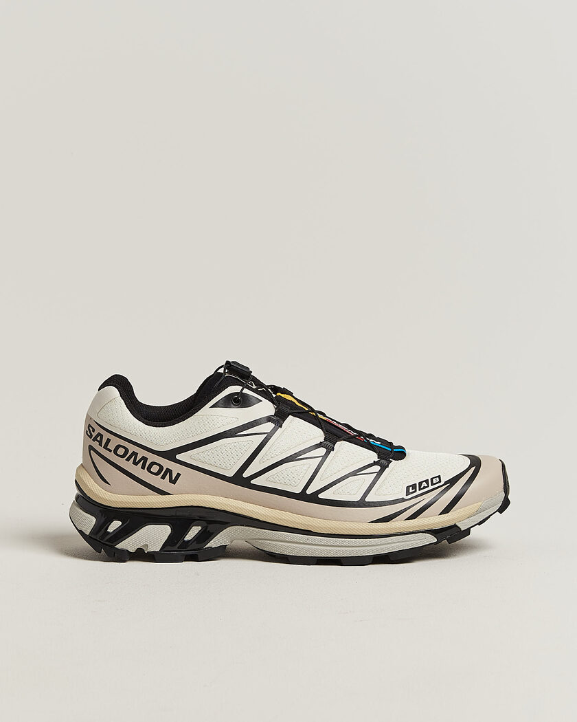 Salomon XT-6 Sneakers Vanilla Ice/Black – Hvit