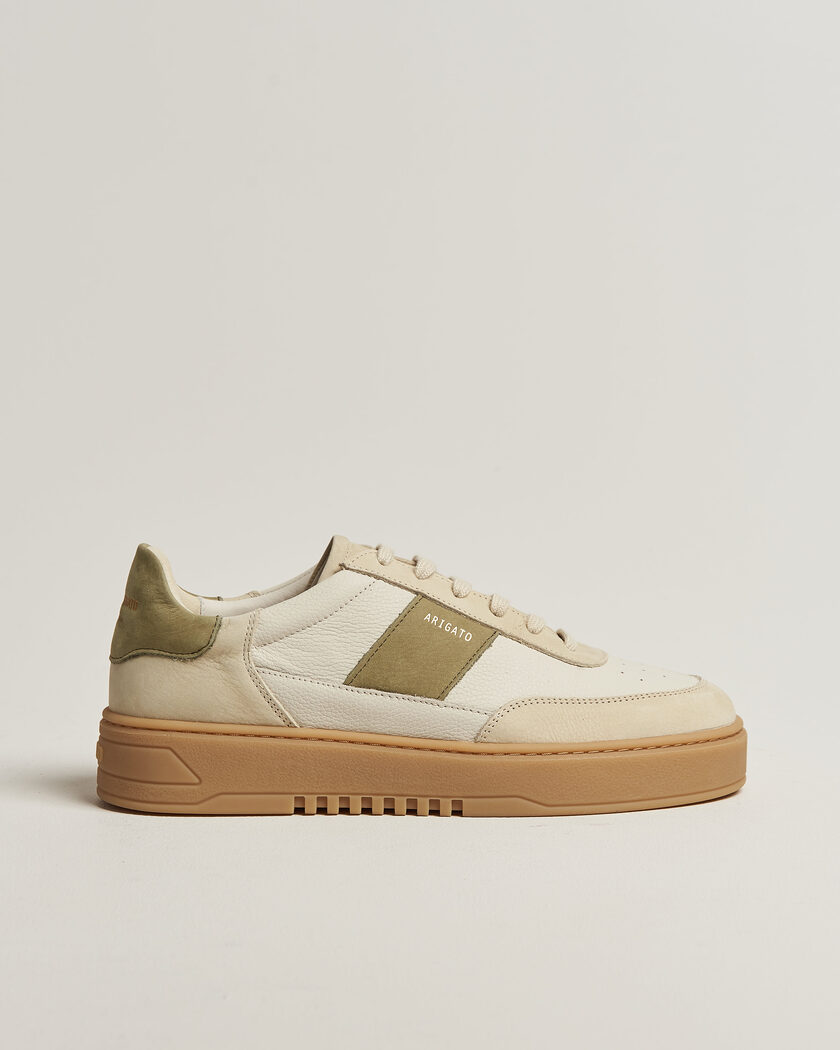 Axel Arigato Orbit Vintage Sneaker Off White/Green – Hvit