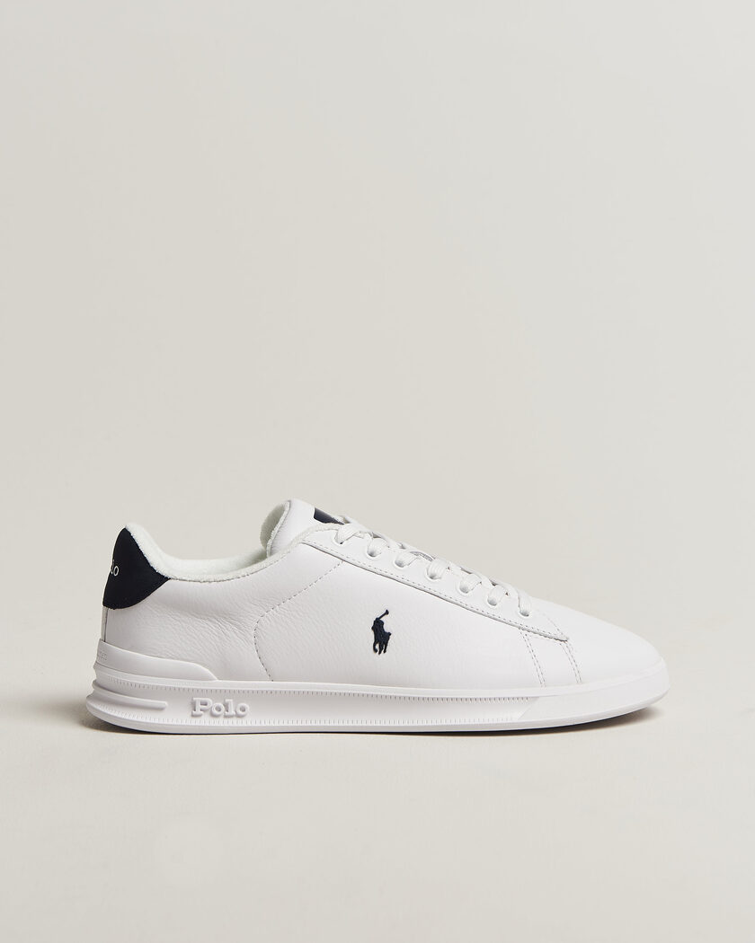 Polo Ralph Lauren Heritage Court III Sneakers White/Navy – Hvit