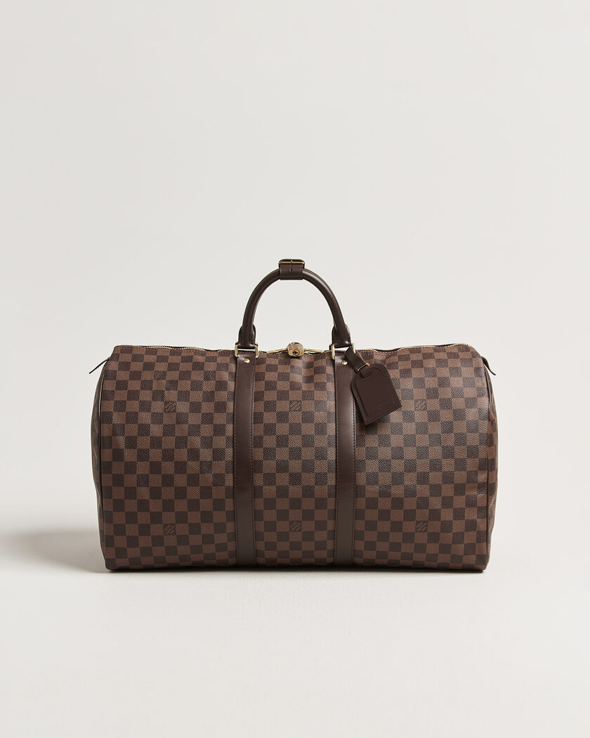 Louis Vuitton Pre-Owned Keepall 50 Damier Ebene – Brun