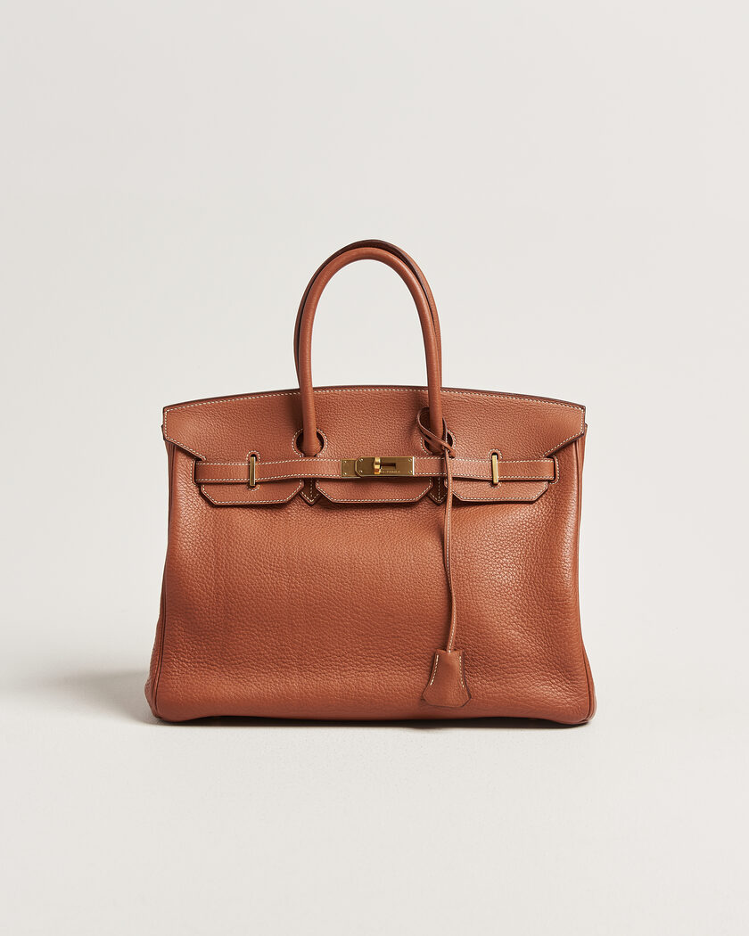 Hermès Pre-Owned Birkin 35 Togo Leather Cognac Brown – Brun