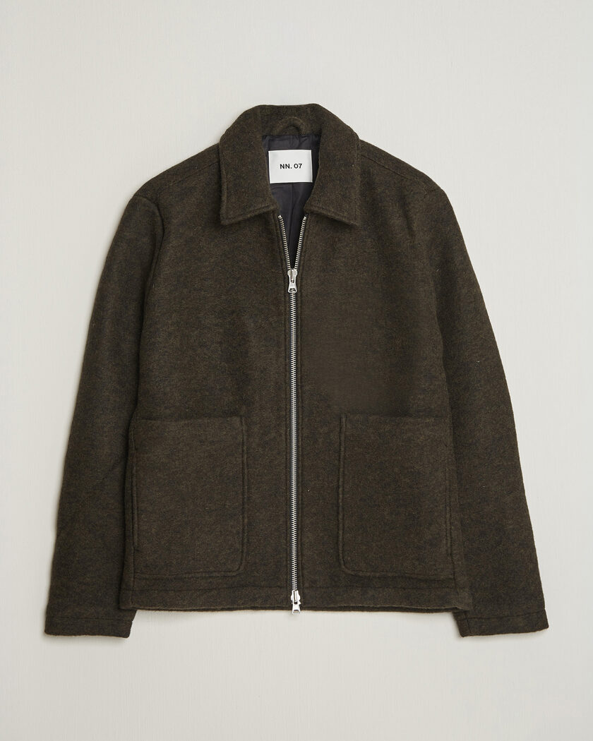 NN07 Gael Jacket Dark Army – Grønn
