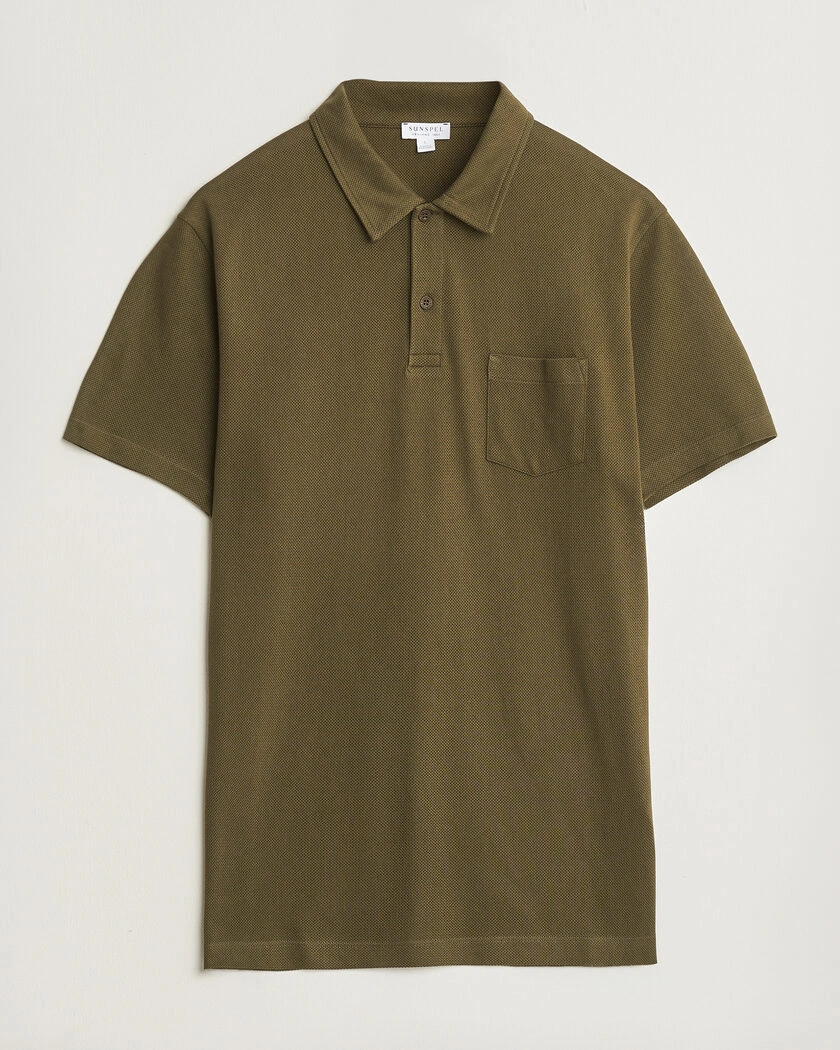 Sunspel Riviera Polo Shirt Loden Green – Grønn