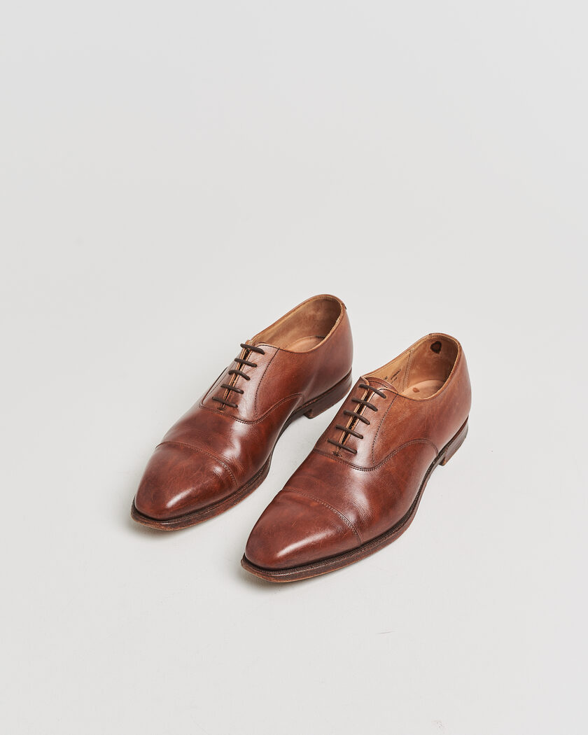 Pre-owned Crockett & Jones Hallam Oxford Beechnut Calf UK9,5 - EU43,5 – Brun