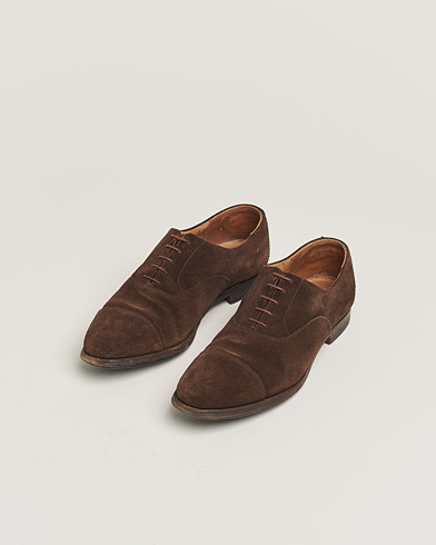 Herre | Pre-owned | Pre-owned | Crockett & Jones Connaught Dark Brown Suede UK10,5 - EU44,5