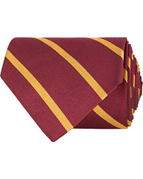  Striped Tie 8 cm Burgundy