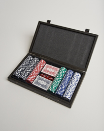  Wooden Poker Case Black